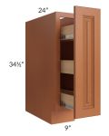 Lexington Cinnamon Glaze 9" Spice Base Cabinet 