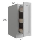 Charlotte Grey 9" Spice Base Cabinet