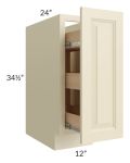 Casselton Ivory 12" Spice Base Cabinet 
