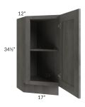 Providence Slate Grey 12" Base Transitional Cabinet (Left)