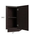 Brazilian Shaker 12" Base Transitional Cabinet (Right)