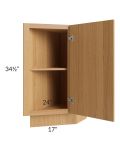 Portland Sand 12" Base Transitional Cabinet (Right)