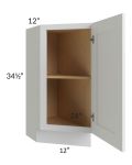 Vail White Shaker 12" Base Transitional Cabinet (Left)