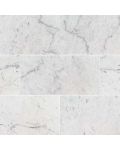 Carrara White 12" x 24" Polished Marble
