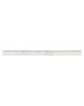 Carrara White Pencil Molding Honed Marble