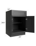 Kingston Steel Grey Shaker 24" Base Cabinet