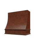 Cambridge Saddle Glaze Charlotte Sloped Smooth Hood with Classic Molding