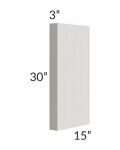 Midtown Light Grey Shaker 3x30 Wall Column