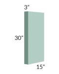 Midtown Mint Green Shaker 3x30 Wall Column