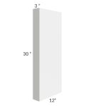 Salem White 3x30 Wall Column (12" depth)