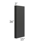 Vienna Black 3x36 Wall Column