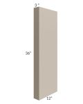 Tuscan Oyster 3x36 Wall Column (12" depth)
