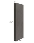 Salem Dark Grey 3x36 Wall Column (12" depth)