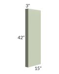 Midtown Pistachio Green Shaker 3x42 Wall Column