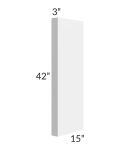 Union White 3x42 Wall Column