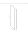 Vienna 3x42 Wall Column (12" depth)