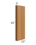 Artisan Walnut Shaker Wall Column