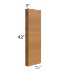 Portland Walnut 3x42 Wall Column