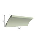 Midtown Pistachio Green Shaker Cove Crown Molding
