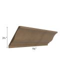 Midtown Mocha Shaker Large Crown Molding