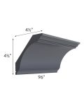 Midtown Indigo Shaker Large Cove Crown Molding
