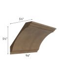 Midtown Mocha Shaker Extra Large Cove Crown Molding