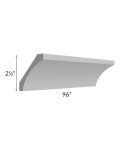 Charlotte Grey 96" Cove Crown Molding