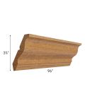 Artisan Walnut Shaker 96" Crown Molding
