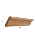 Artisan Walnut Shaker 96" Crown Molding