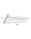 Vail White Shaker 96" Crown Molding