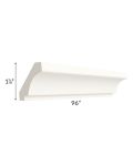 Signature Vanilla Glaze 96" Crown Molding