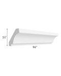 Providence White 96" Crown Molding