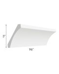 Portland White Cove Crown Molding