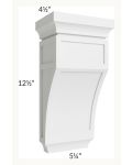 Midtown White Shaker Medium Corbel