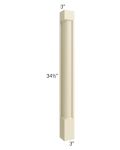 Casselton Ivory Decorative Corner Post 