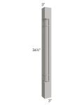 Midtown Light Grey Shaker Corner Post
