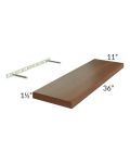Cambridge Saddle Glaze 36" Floating Shelf 