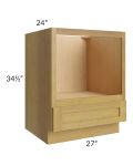Heritage Amber Shaker 27" Base Microwave Cabinet