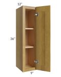 Heritage Amber Shaker 09x36 Wall Cabinet