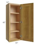Heritage Amber Shaker 15x42 Wall Cabinet