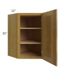 Heritage Amber Shaker 24x30 Diagonal Corner Wall Cabinet