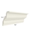 Cambridge Antique White Glaze 96" Insert Crown Molding 