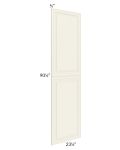 Cambridge Antique White Glaze 24x96 Tall Decorative Door Set
