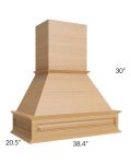 Portland Sand Wood Range Hood