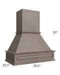 Providence Natural Grey Wood Range Hood 