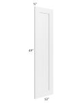 Southport White Shaker Bottom Decorative Door for a Tall Cabinet or Panel