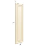 Phoenix Cream Glaze Bottom Decorative Door for a Tall Cabinet or Panel