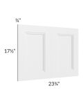 Charlotte White  24x18 Wall Decorative Panel