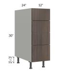 Milan Cafe 12" 4-Drawer Base Cabinet