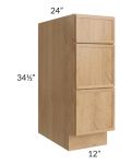 Vienna Timber 12" Drawer Base Cabinet